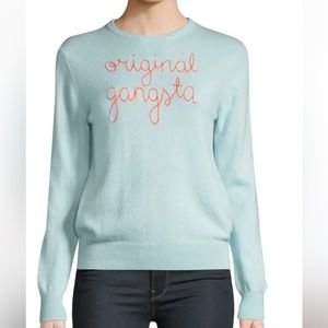 NWT Original Gangsta Lingua Franca Cashmere Sweater Small